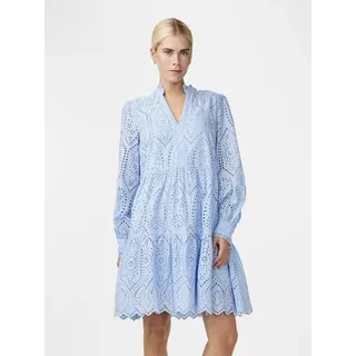 Y.A.S Blusenkleid YASHOLI LS DRESS S. NOOS Sommerkleid blau L (40)
