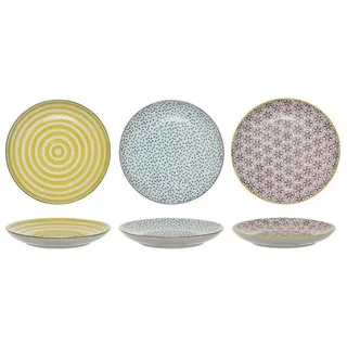 Bloomingville Patrizia Dessertteller Ø 16 cm 3er Set mehrfarbig