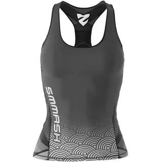 SMMASH Tank-Top für Damen, Top Ärmellos für Sport Outdoor OCR Cross-Training Fitness Yoga Gym, Atmungsaktives Funktionsshirt, Sporttop, Sportshirt, Professionelle Sportbekleidung - XL