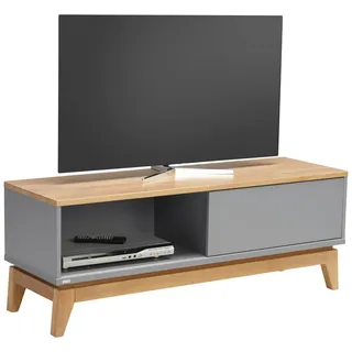 Paidi Sten Lowboard 123,5x46,5x39,6 cm Grau/Eiche Holz