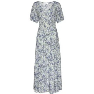 Buffalo Maxikleid Blau Blumendruck 34