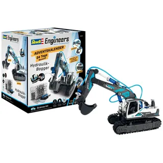 REVELL - Adventskalender Hydraulikbagger zum Zusammenbauen - 1/24 - REV01054