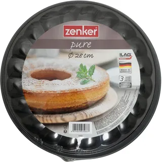 Zenker Springform mit Flach- und Rohrboden Ø 28 cm