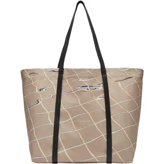 Liebeskind Berlin Damen-Shopper „Aurora“ – Große Canvas-Tasche Damen mit Reißverschlussfach und Leder-Schulterriemen – Shopper Bag Women – Passend für Laptops bis 16 Zoll – Light Bag