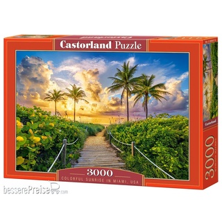 Castorland C-300617-2 - Colorful Sunrise in Miami, USA Puzzle 3000 Teile