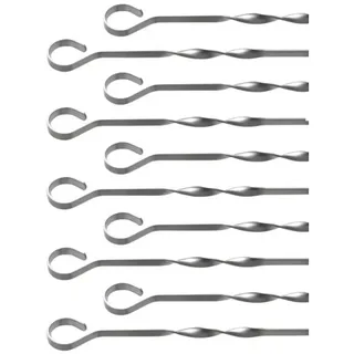 Thüros Grillspieß 60 cm Edelstahl weiß