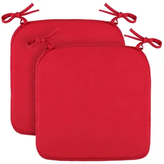BestLivings Stuhlkissen Canvas 38 x 38 cm Bordeaux