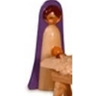 Miniaturfigur Maria bunt Höhe=4cm NEU Holzfiguren Holzschmuck Holz Seiffen