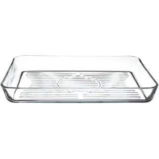 Grill Borcam-Set Backform Glas Auflaufform Servierform Glasauflaufform