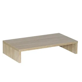 CARO-Möbel Monitorständer 50 x 10 x 27 cm Braun
