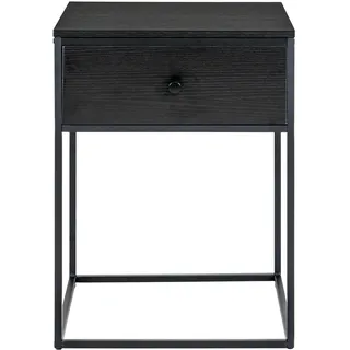 House Nordic Nachtschrank Vita 40 x 40 x 55 cm Schwarz