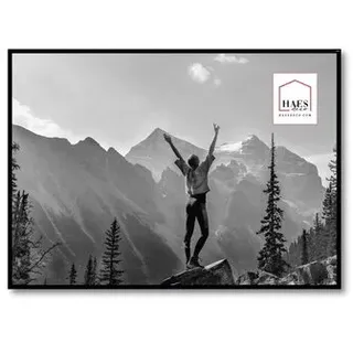 Haes Deco Kunststoff-Fotorahmen Easy Frame  schwarz 30x45 cm