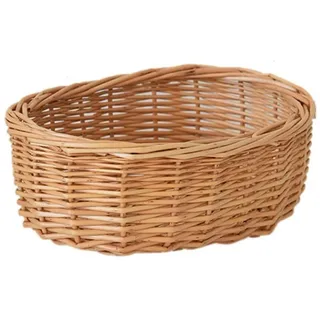 Jooehyer Obsttablett Picknick-Aufbewahrungskorb Brotaufbewahrungskorb Desktop-Snack-Aufbewahrungskorb S