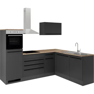 BASIC by Balculina Winkelküche Jazz L-Form 260 cm schwarz