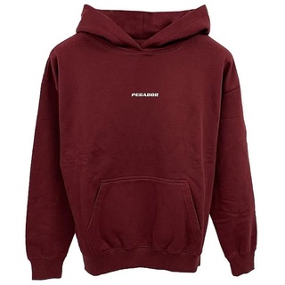 Pegador Hoodie Clarita Logo Oversized (1-tlg) rot S