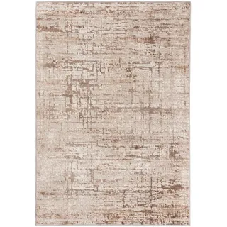 mazovia Kurzflorteppich 200 x 300 cm Beige/Weiß