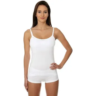 Brueck, Damen, Shirt, Damen T-Shirt Camisole weiß S. XL (CM00210A), Weiss, (XL)