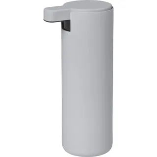 blomus Seifenspender MODO | Micro Chip | 8L x 6B x 16H cm | 165ml | Handseifenspender Grau | Pumpspender aus Edelstahl | Gummierte Unterseite