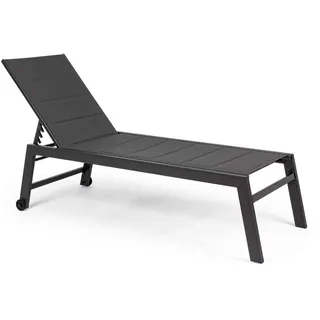 BIZZOTTO Hilde Sonnenliege 200 x 65 x 102 cm Anthrazit