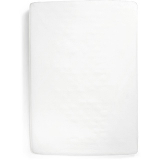 schlafgut Spannbettlaken Premium 90 x 220 cm Baumwolle Weiß