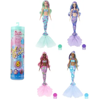 Mattel Barbie Color Reveal-Puppe Meerjungfrauen-Serie (HRK12)