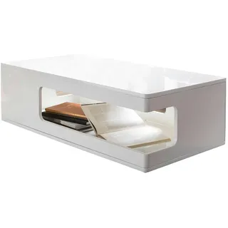 SalesFever Couchtisch Weiß MDF 120 x 35 x 60 cm