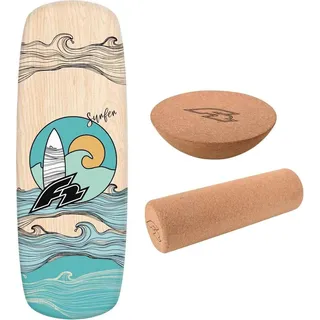 F2 Balance Board Pill 86x30cm Braun