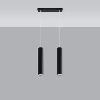 Sollux Lagos 2-flg. 2xGU10 90 cm schwarz
