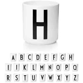 Design Letters Tasse A–Z Weiß | Beste abitur 2026 geschenke | Geburtstagsgeschenk für Männer & Frauen | Kaffeetassen, Kaffeebecher Porzellan | Abitur geschenke Tasse | Weiße Tassen 250 Ml