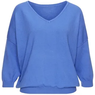 VIVANCE Fledermauspullover Blau 36/38