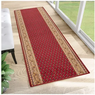 Tapiso Läufer Anti Rutsch, rechteckig, Höhe: 6 mm, Antirutsch Flurläufer Meterware, rutschfest, pflegeleicht rot 67 cm x 400 cm x 6 mm