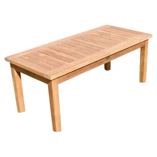 TEAK Sofa Tisch Holztisch Beistelltisch Gartentisch Kaffeetisch Garten Tisch 110x50cm JAV-COCO Holz von AS-S