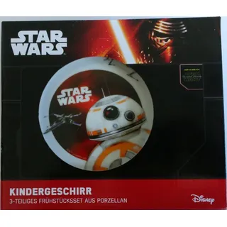 Star WARS Porzellanset, Porzellan, mehrfarbig, 22.5 x 9.5 x 19.5 cm, 3-Einheiten