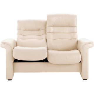 2-Sitzer STRESSLESS "Sapphire" Sofas Gr. B/H/T: 154 cm x 113 cm x 80 cm, Leder BATICK, High Back-mit Relaxfunktion, beige (cream batick) 2-Sitzer Sofas