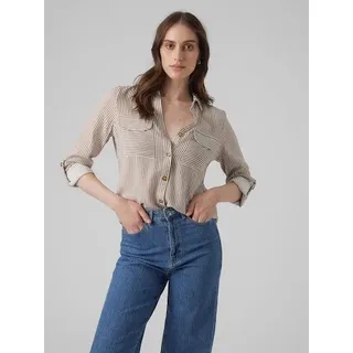 Vero Moda Hemdbluse Bumpy Beige L