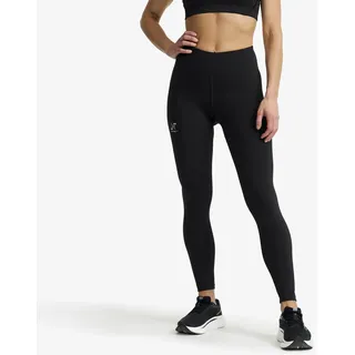 Flow High-waisted Leggings Damen Black, Größe:XL - Outdoor Tights - Schwarz