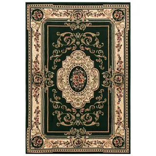 Mazovia Orientteppich Klassisch Orientalisch Grün Wohnzimmer, Schlafzimmer, Büro, Esszimmer, Fußbodenheizung grün 200 cm x 300 cm