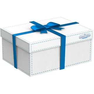 DanDiBo Ambiente Ostergeschenkebox Weiß Metall 31x18x41 cm
