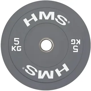 HMS CBR5 Olympische Hantelscheibe Bumper 5 kg grau