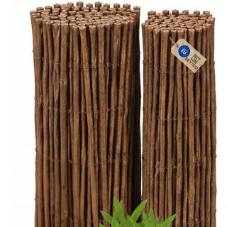 SEVICO Weidenmatte Sichtschutzmatte in 10 Größen Weidenzaunmatte für Garten, Balkon und Terrasse Sichtschutz Zaun Balkonsichtschutz Sonnenschutz Indoor & Outdoor 180x300 cm