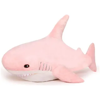 champracer Kuscheltier Shark Plüschtier Kawaii Stofftier Plüsch Kissen zum Kuscheln & Spielen Hai Plüsch Spielzeug Plüschpuppen Weihnachten Geschenk für Kinder, Mädchen und Junge (Rosa,40 cm)