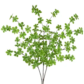 Arborus 3 STK Kunstzweige 100 cm Künstlicher Zweig für Vase Enkianthus Zweige Lang Zweig Künstlich wie Echt Künstlich Pflanzen Stämme Äste und Zweige Deko Grün Dekozweige für Bodenvase Vase Deko