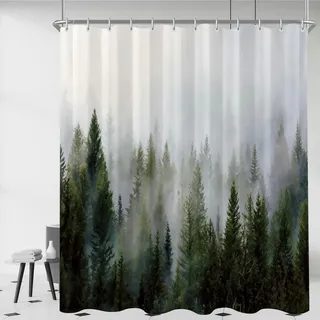 luxuskollektion Duschvorhang 120 x 200 cm grün