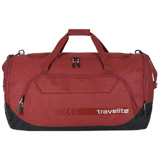 travelite große Reisetasche Größe XL, Gepäck Serie KICK OFF: Praktische Reisetasche für Urlaub und Sport, 70 cm, 120 Liter, Rot
