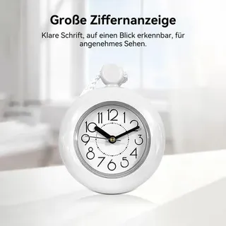 Badezimmeruhr, Duschuhr, Kleine Wasserdichte Badezimmeruhr, Duschtimer, Wecker, Digitaluhr, Wanduhr Für Bad Und Küche (weiß)—2-2:fortelix H