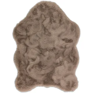 Schöner Wohnen Tender Fellteppich 70 x 110 cm Braun