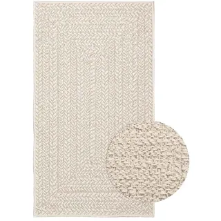 vidaXL Zizur Teppichboden 60 x 110 cm Weiß