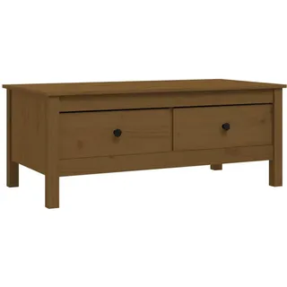 furnicato Klassischer Couchtisch Braun Kiefer 100 x 50 x 40 cm