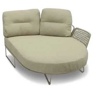 idyl Gartensofa Bakki Edelstahl Latte