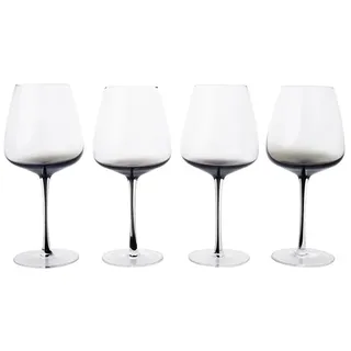 Fürstenhof Rotweinglas Sofia 4tlg. Glas Schwarz